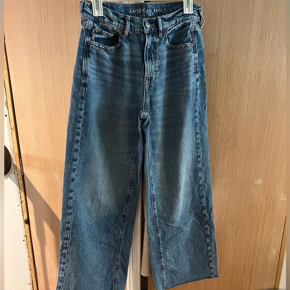 AE baggy wide leg jeans